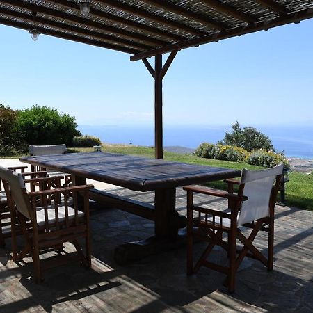 Tinos Sky View Villa Arnados Bagian luar foto