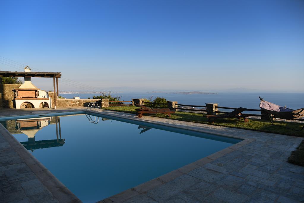 Tinos Sky View Villa Arnados Bagian luar foto
