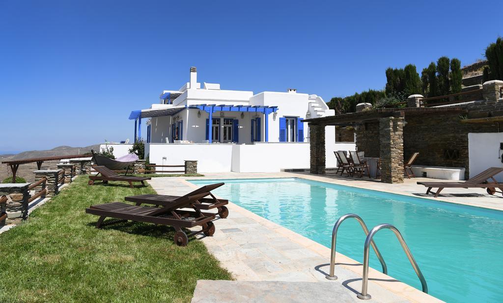 Tinos Sky View Villa Arnados Bagian luar foto