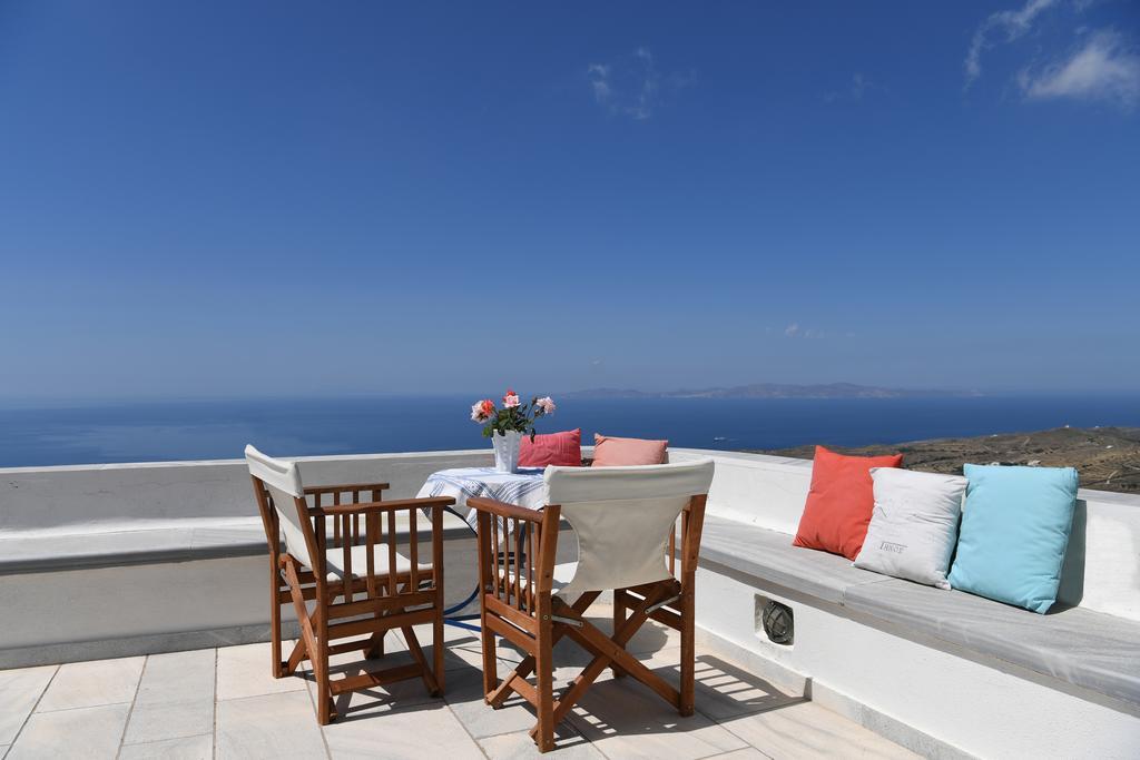 Tinos Sky View Villa Arnados Bagian luar foto
