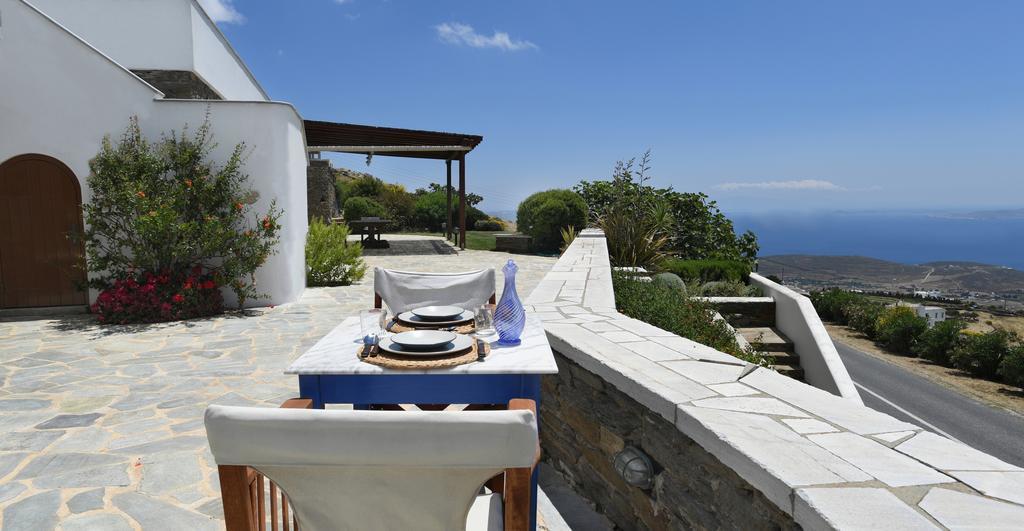 Tinos Sky View Villa Arnados Bagian luar foto