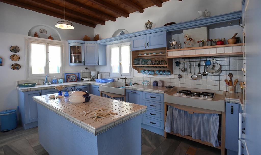 Tinos Sky View Villa Arnados Bagian luar foto