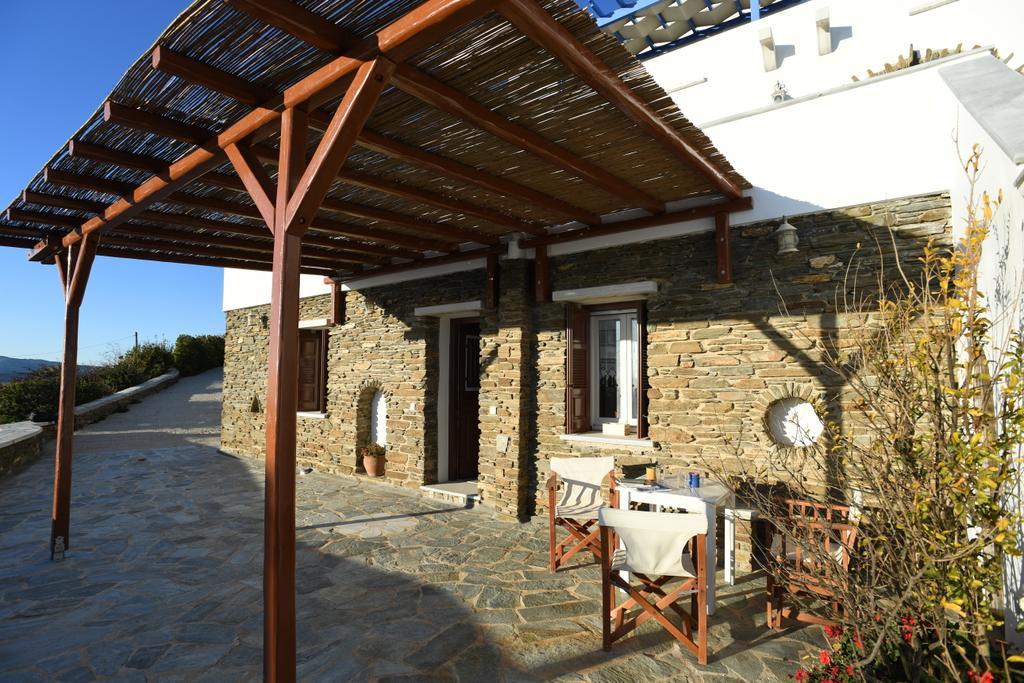 Tinos Sky View Villa Arnados Bagian luar foto