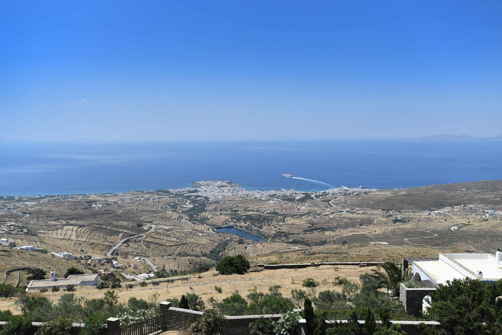 Tinos Sky View Villa Arnados Bagian luar foto