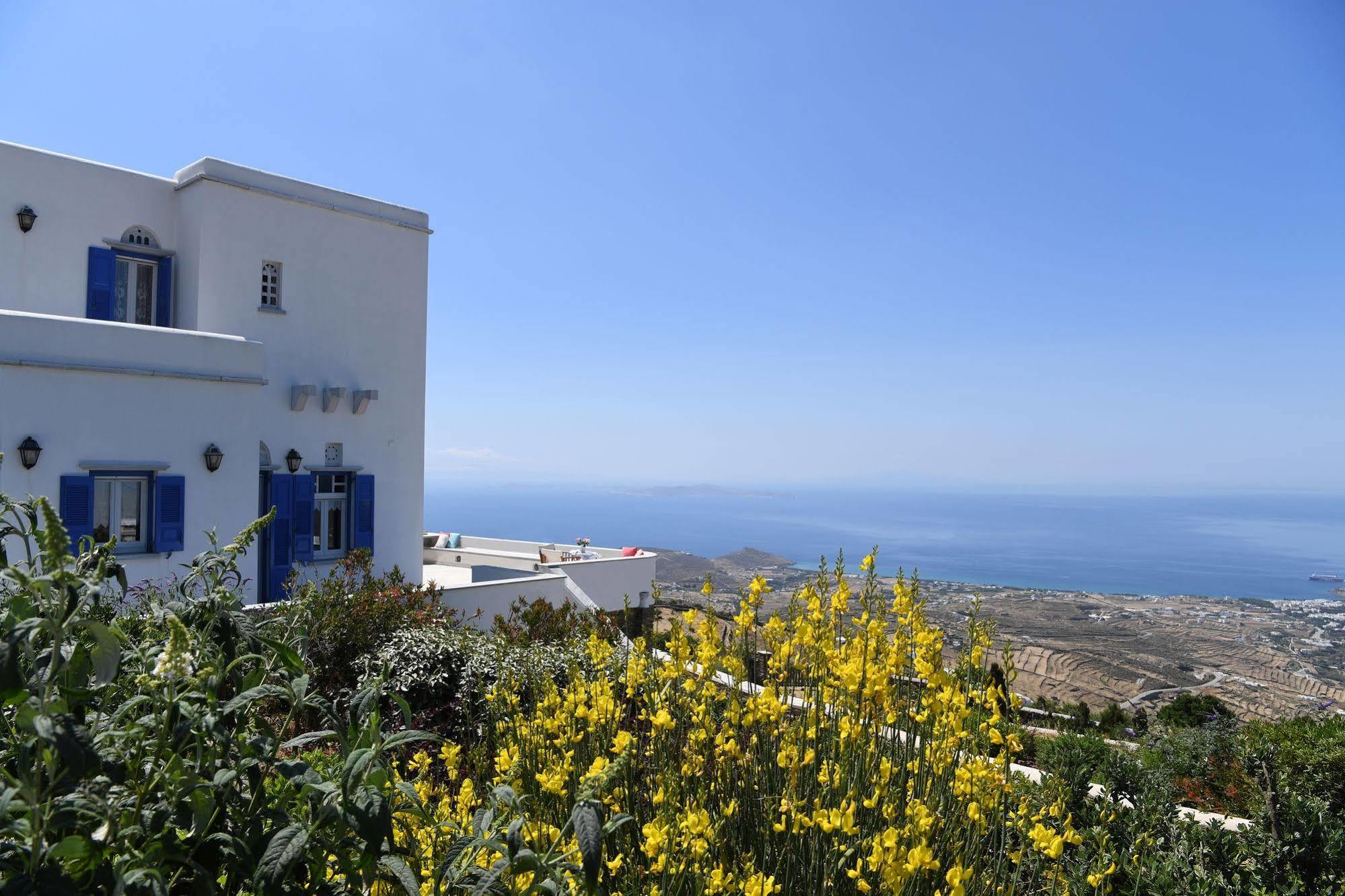 Tinos Sky View Villa Arnados Bagian luar foto