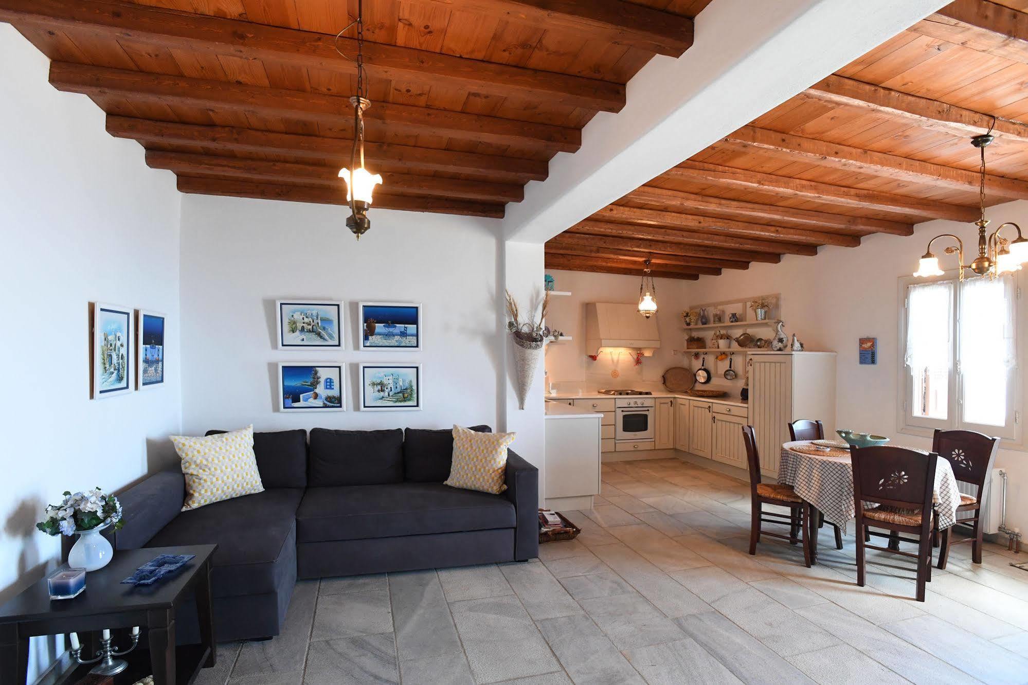 Tinos Sky View Villa Arnados Bagian luar foto
