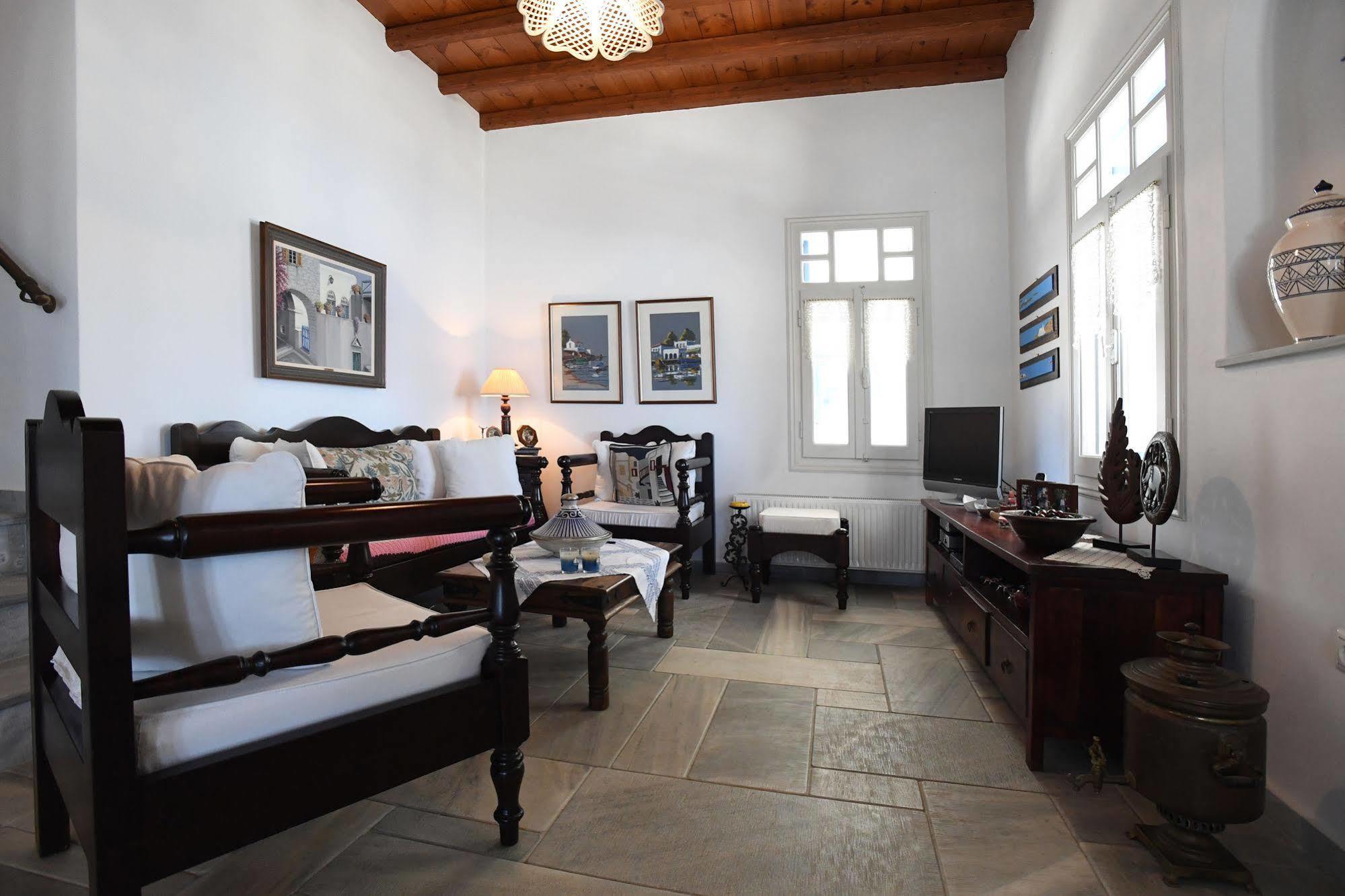 Tinos Sky View Villa Arnados Bagian luar foto