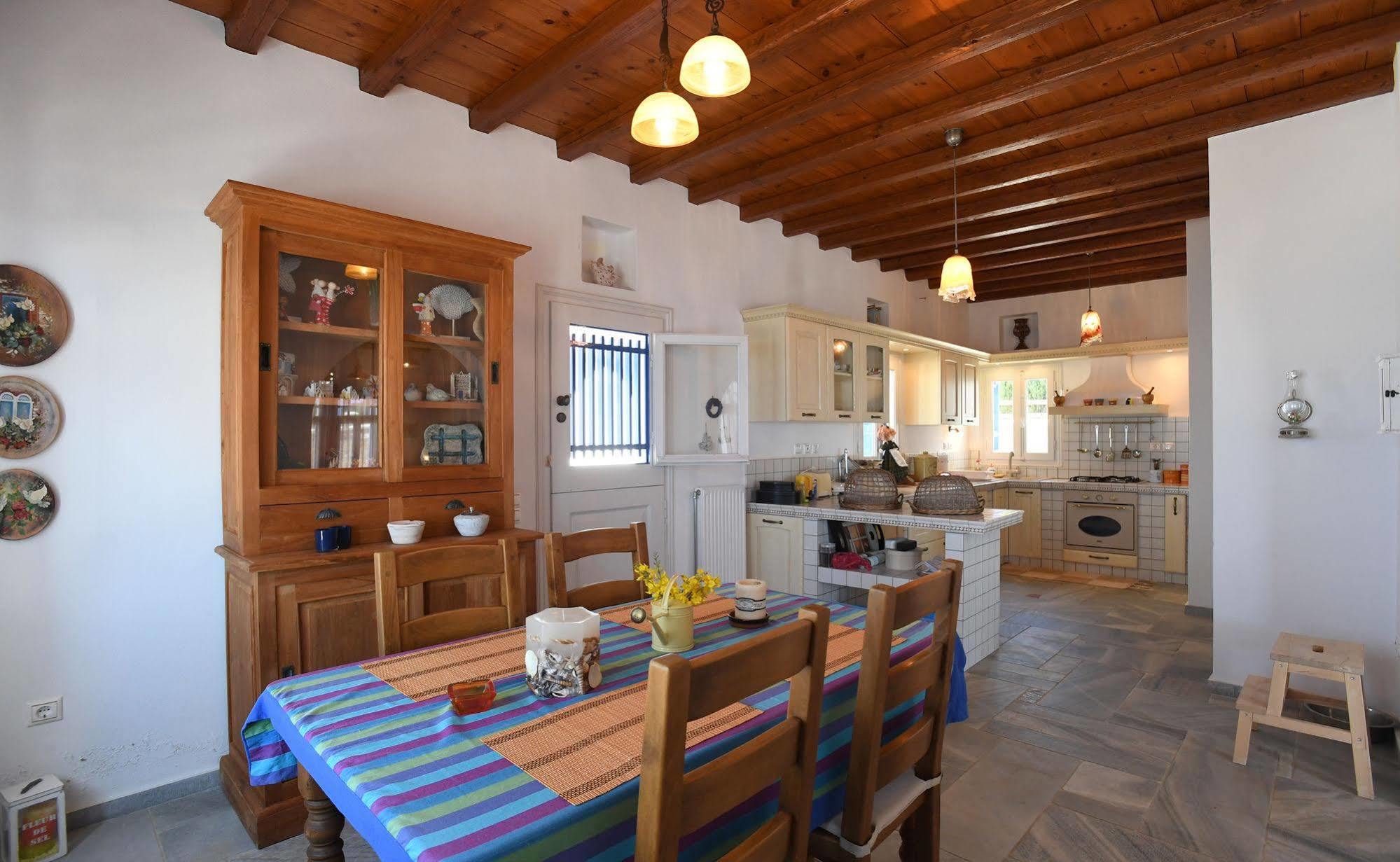 Tinos Sky View Villa Arnados Bagian luar foto