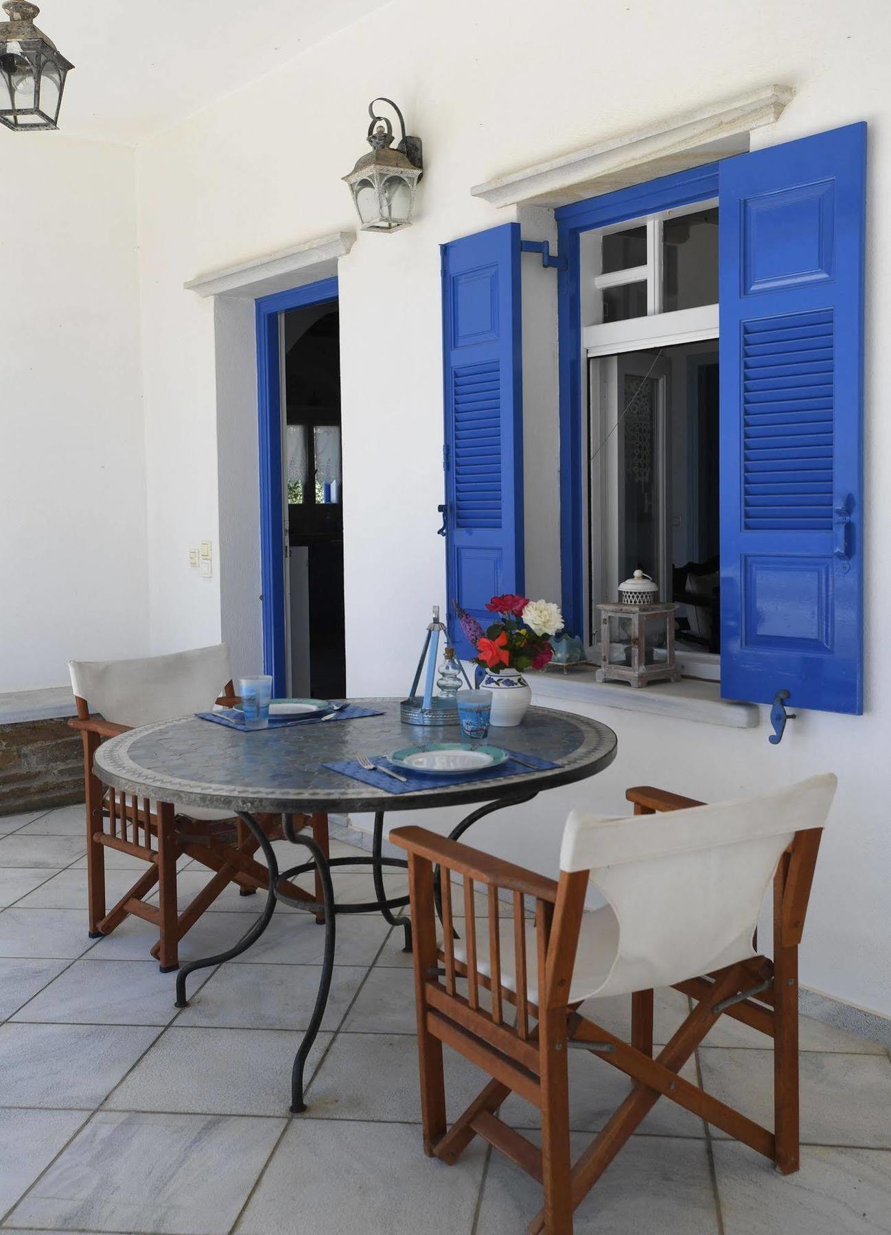Tinos Sky View Villa Arnados Bagian luar foto