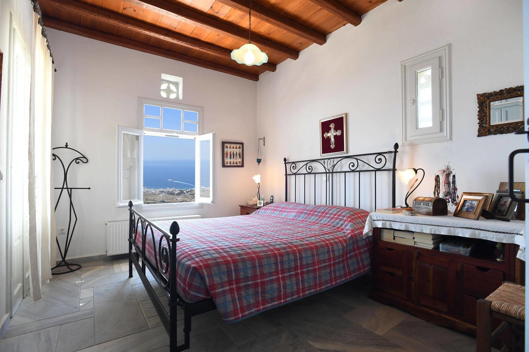 Tinos Sky View Villa Arnados Bagian luar foto