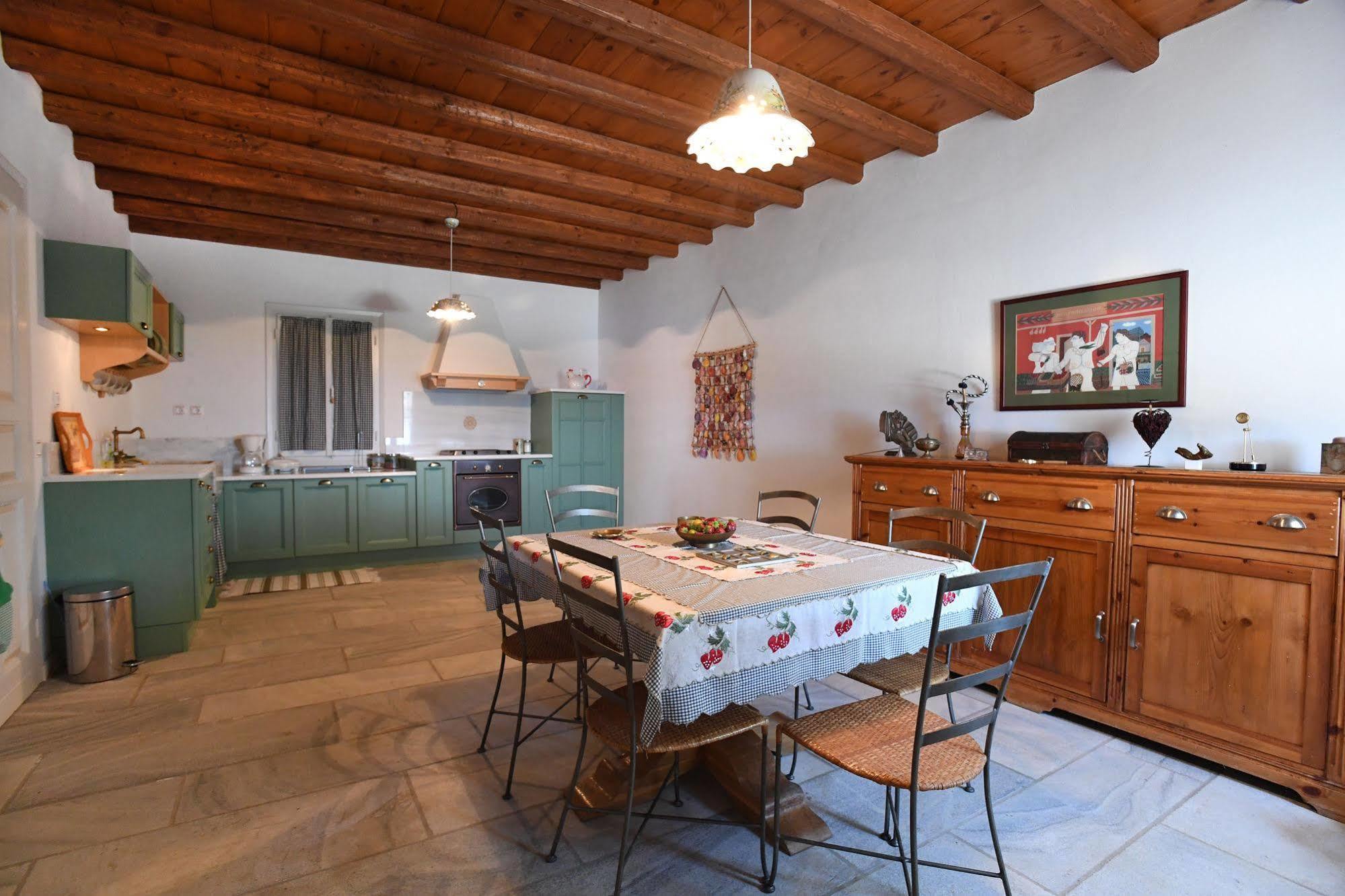 Tinos Sky View Villa Arnados Bagian luar foto