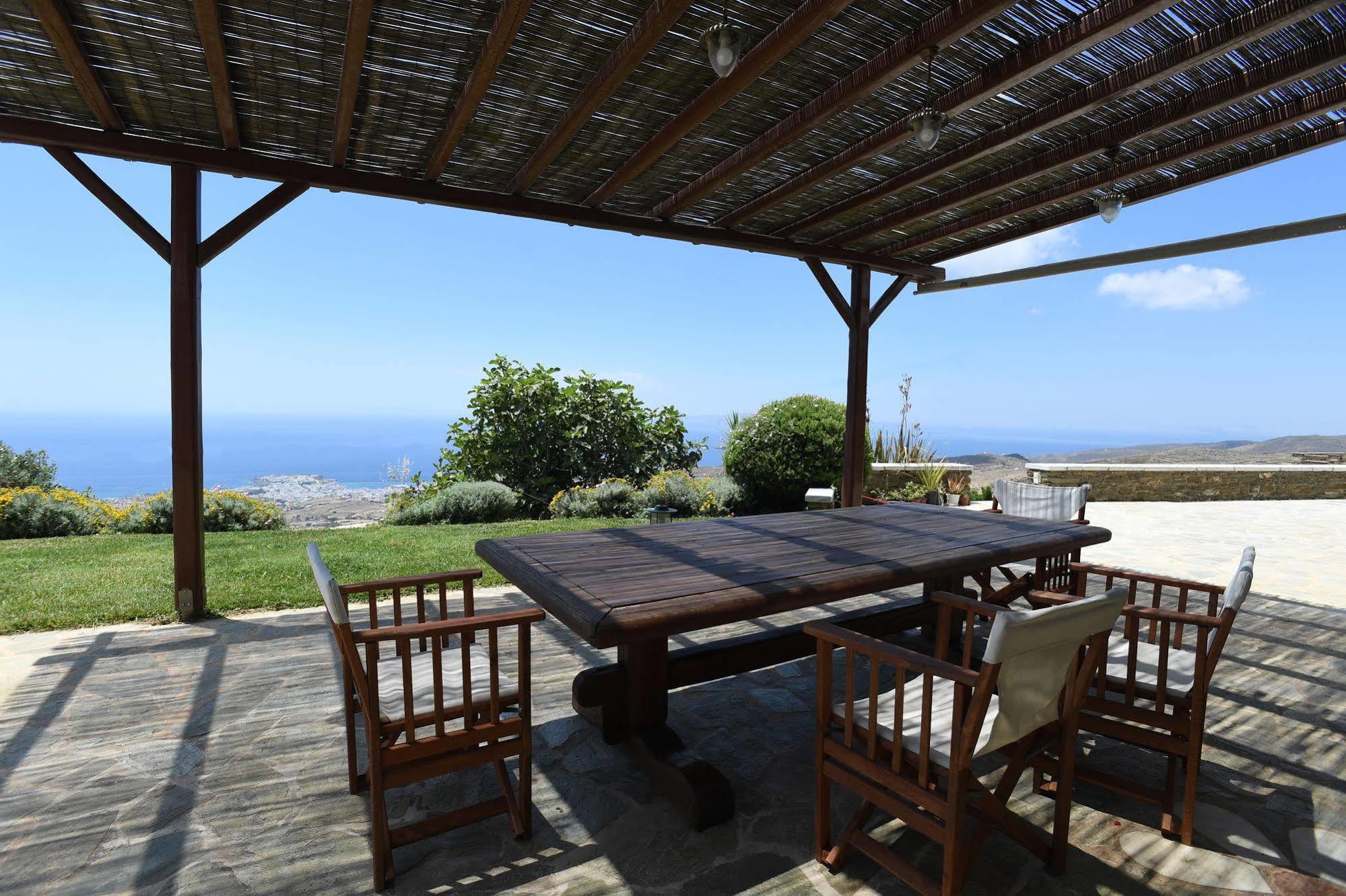 Tinos Sky View Villa Arnados Bagian luar foto