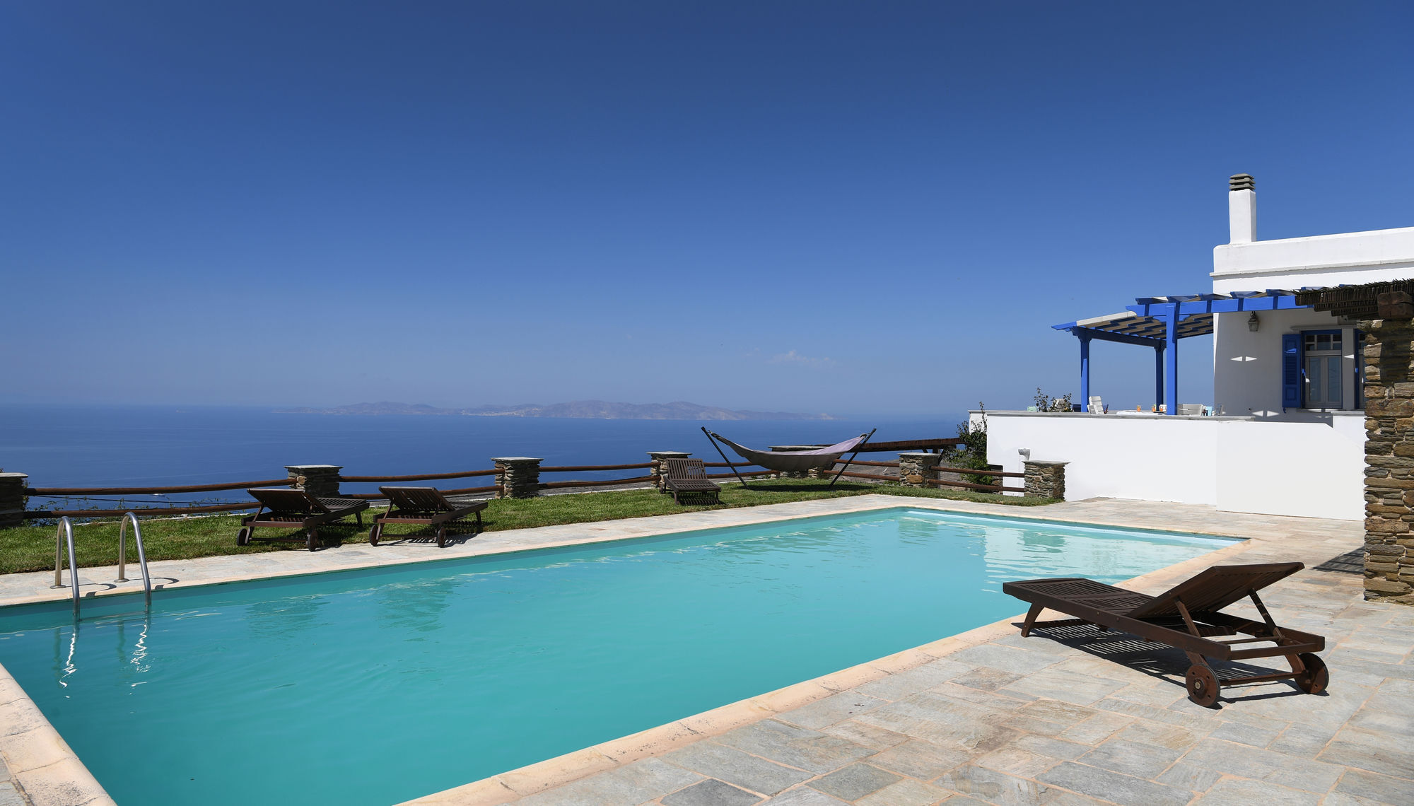 Tinos Sky View Villa Arnados Bagian luar foto